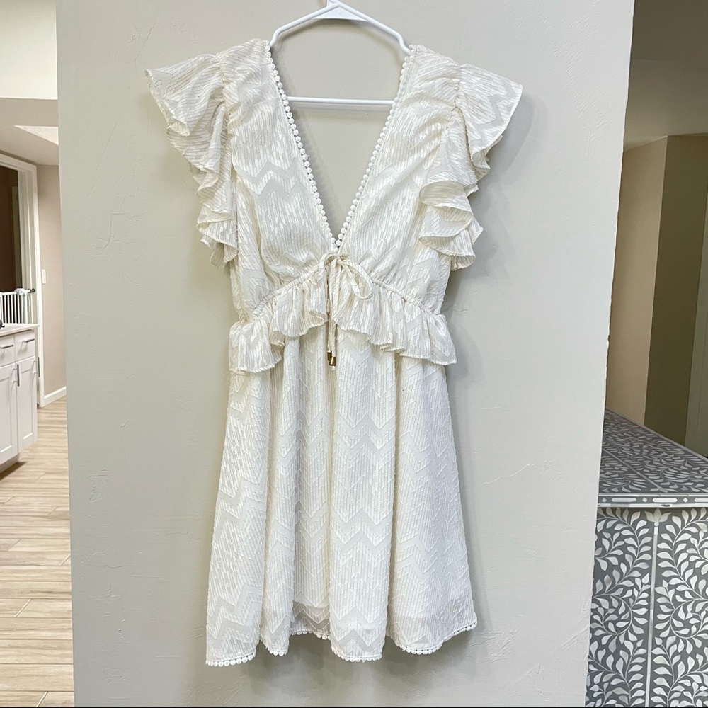 Summer White Linen Dress
